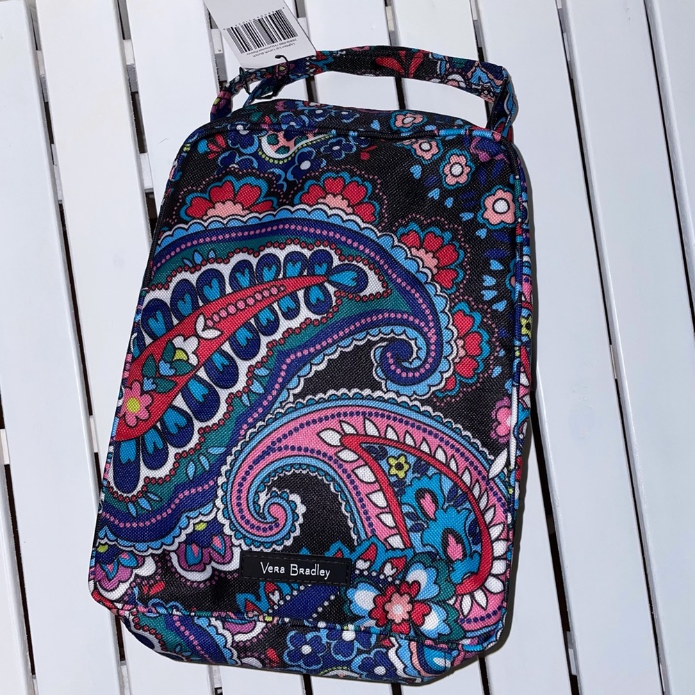 Vera Bradley haymarket paisley lunch bunch blue nwt